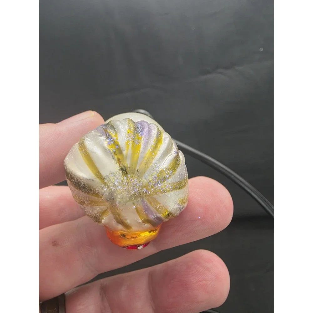 SIGNED Christopher Radko Fright D'Light Halloween Ghost Ornament 991660 VTG 1999